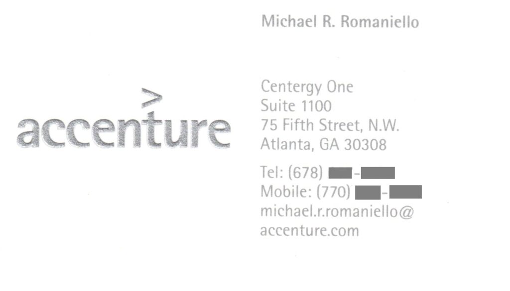 Accenture, Consultant