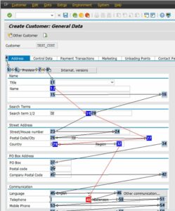 The modified tab sequence in the "Visualize" function.