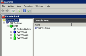SAP Management Console