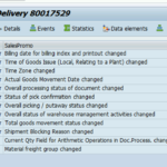 Delivery - Program WSCDSHOW_ALV - non-detail view (ALV)
